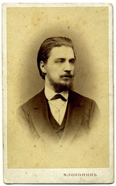 Alexander Sergeyevich Buturlin 1845-1916, 1872 af Photo studio Alexander Khloponin
