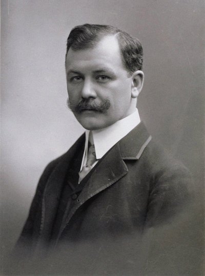 Portræt af komponisten Franz Lehár 1870-1948. af Photo studio C. Pietzner.