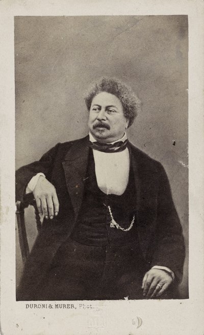 Forfatteren Alexandre Dumas far 1802-1870, 1870. af Photo studio Duroni and Murer.