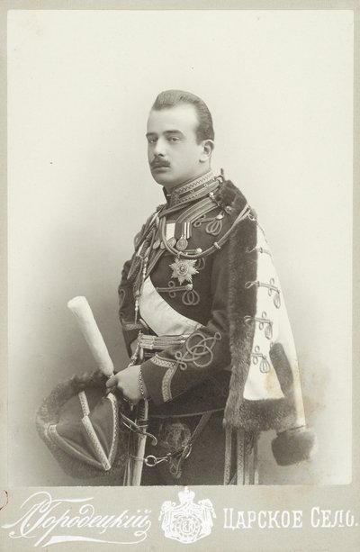 Storhertug Boris Vladimirovich af Rusland 1877-1943, ca. 1900. af Photo studio L. Gorodetsky.