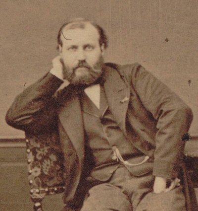 Portræt af komponisten Charles Gounod 1818-1893, 1875. af Photo studio Mayer and Pierson.