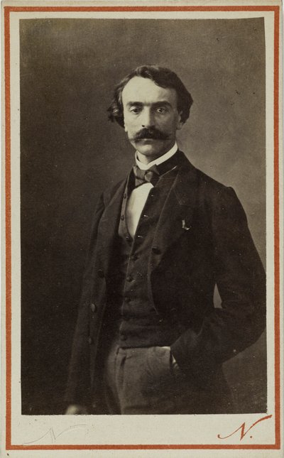 Portræt af Jean-Léon Gérôme 1824-1904, ca. 1870. af Photo studio Nadar.