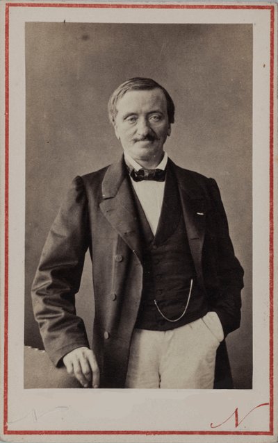 Portræt af komponisten Antoine Elwart 1808-1877, ca 1860. af Photo studio Nadar.