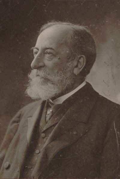 Portræt af komponisten Camille Saint-Saëns 1835-1921, 1910. af Photo studio Nadar.