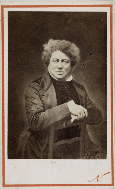 Forfatteren Alexandre Dumas far 1802-1870, 1870. af Photo studio Nadar.