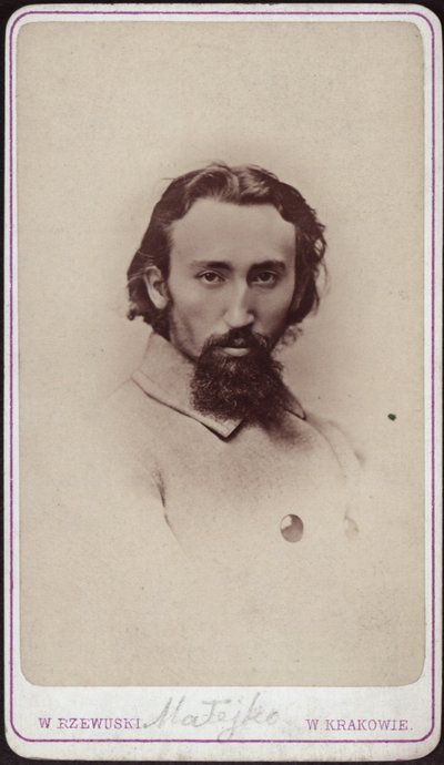 Portræt af Jan Matejko 1838-1893, ca. 1880. af Photo studio Waleri Rzewuski.