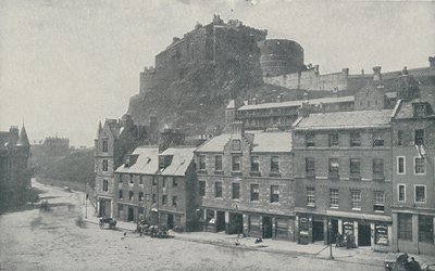 Edinburgh Castle, 1910 af Photochrom Co Ltd of London