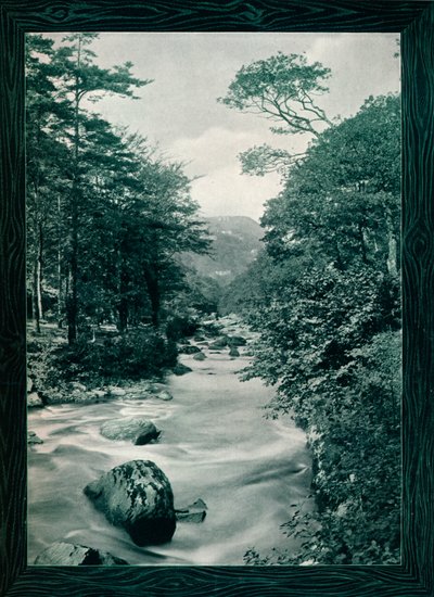 River Lyn, Lynmouth, c1908 af Photochrom Co Ltd of London