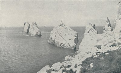 The Needles, 1910 af Photochrom Co Ltd of London