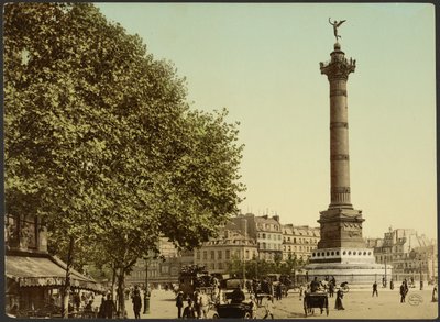 [Colonne de Juillet, Place de la Bastille, Paris, Frankrig]. af Photochrom Zürich