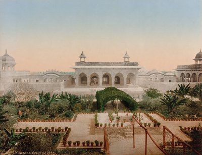 Agra. Diwan-i-Chas af Photoglob Co. (Zurich, active c. 1890 1910)