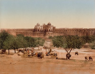 Agra. Fortet af Photoglob Co. (Zurich, active c. 1890 1910)
