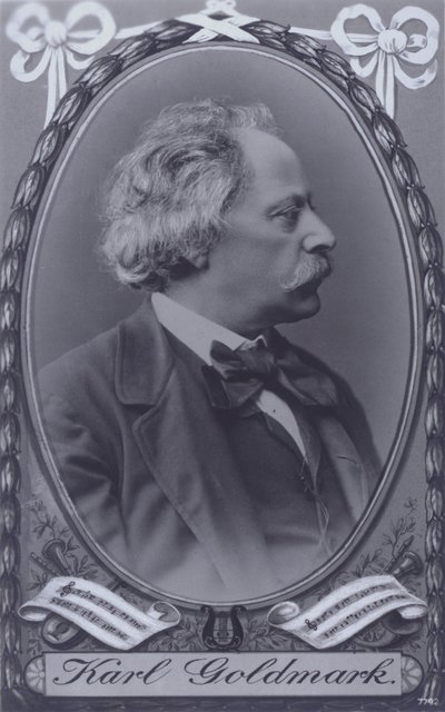 Karl Goldmark, ungarsk komponist (s/h foto) af Photographer Austrian