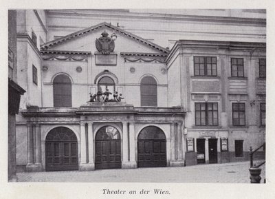 Teater i Wien (s/h foto) af Austrian Photographer