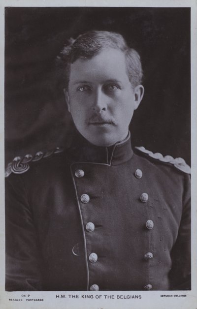 Albert I, konge af Belgien (s/h foto) af Photographer Belgian