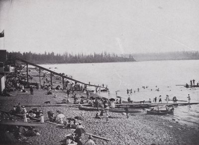 English Bay, Vancouver (s/h foto) af Photographer Canadian