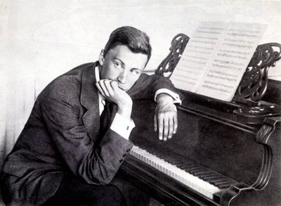 Sergei Prokofiev og hans klaver af Photographer French