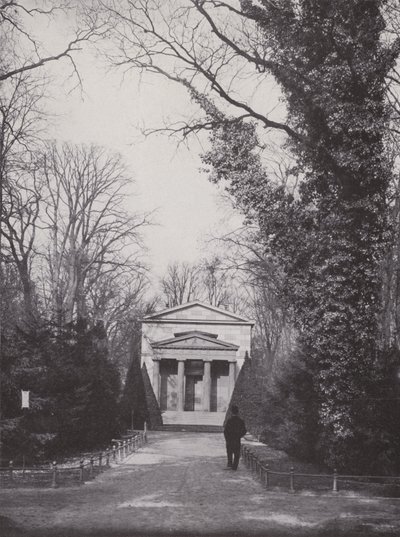 Charlottenburg, Mausoleum, udvendig (s/h foto) af Photographer German