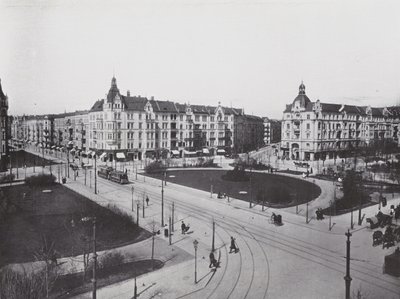 Charlottenburg, Savigny-Platz (s/h-billede) af Photographer German