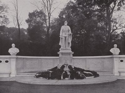 Monument over kejser Friedrich III (s/h foto) af Photographer German