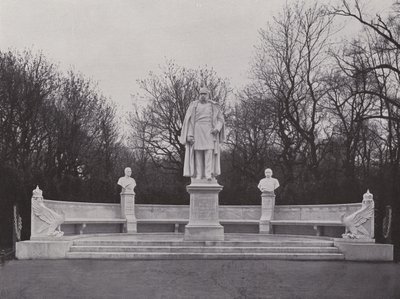 Monument i Sieges-Allee, Wilhelm Der Grosse (s/h foto) af Photographer German