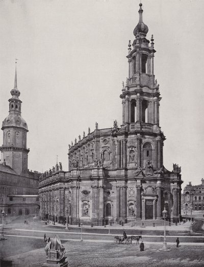 Catholic Court Church (s/h-billede) af Photographer German