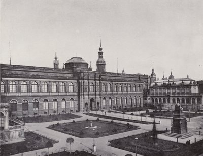 Royal Picture Gallery, udsigt fra Zwinger (s/h foto) af Photographer German