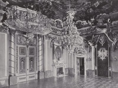 Konigliches Schloss, Thronsaal (s/h foto) af Photographer German