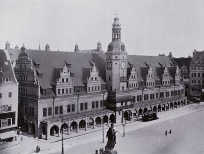 Leipzig: Det gamle rådhus (s/h foto) af Photographer German