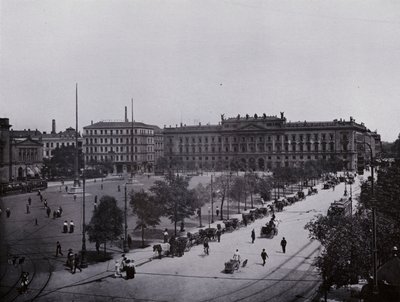 Leipzig: Augustusplatz (s/h foto) af Photographer German