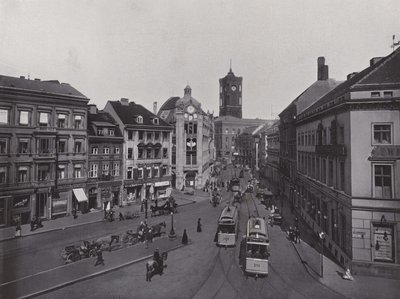 Molkenmarkt, Spandauer Strasse og rådhus (s/h-billede) af Photographer German