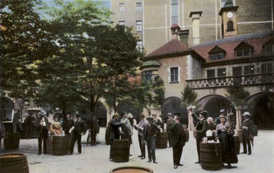 München/München: Konigl Hofbrauhaus, Hof (foto) af Photographer German