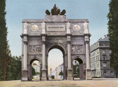 München/München: Siegestor (foto) af Photographer German