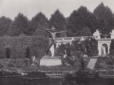 Potsdam, Sicilian Garden, Archer (B/W Photo) af Photographer German