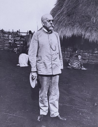 Robert Koch, tysk læge og bakteriolog, i Afrika af Photographer German