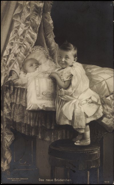 Den nye bror, Vilhelm af Preussen med bror af Photographer German