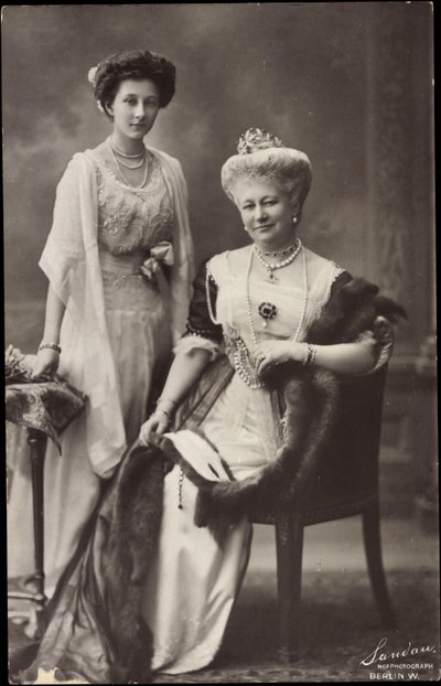 Wohlfahrts-postkort, kronprinsesse Luise, Victoria af Photographer German