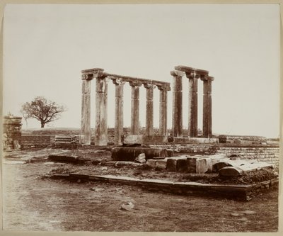 Sanchi, tempel 18, generel udsigt fra nordvest af Photographer Indian