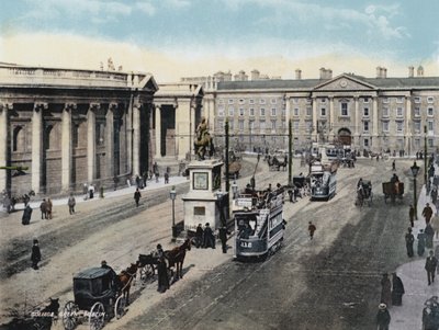 College Green, Dublin (farvefoto) af Photographer Irish