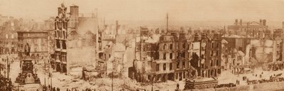 Dublin, Irland, efter påskeoprøret, april 1916 (s/h-foto) af Photographer Irish