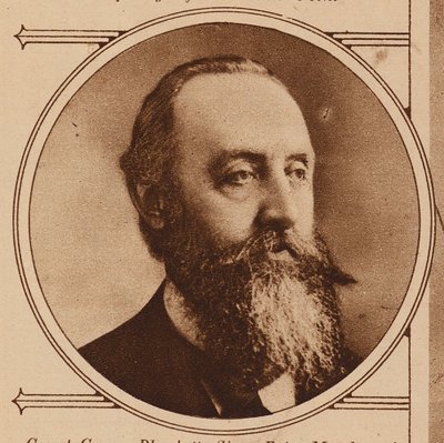 George Noble Plunkett, irsk nationalist og politiker (s/h-foto) af Photographer Irish
