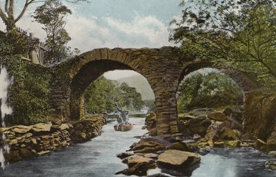 Sydirland: The Old Weir Bridge (Shooting the Rapids), Killarney (farvet foto) af Photographer Irish