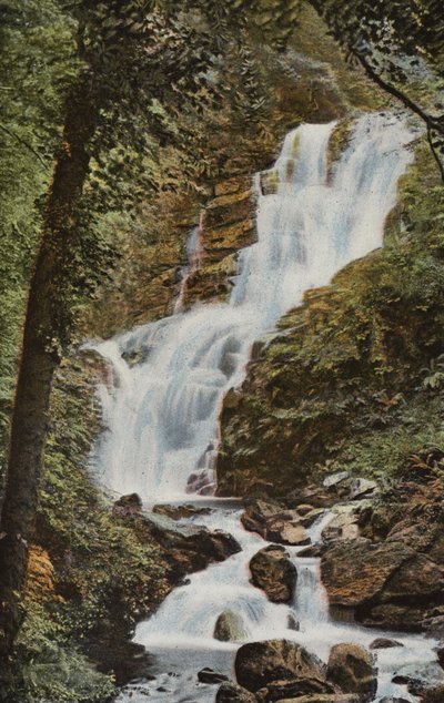 Sydirland: Torc Cascade, Killarney (farvet foto) af Photographer Irish