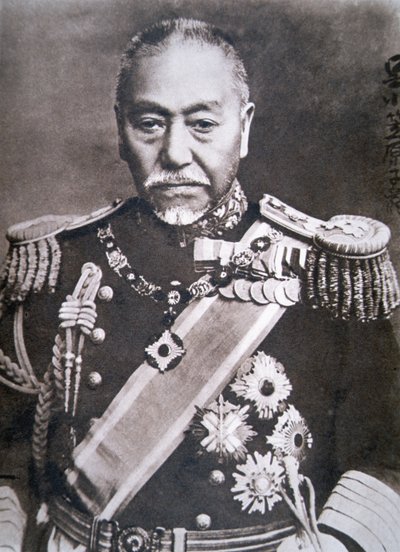 Admiral Togo (s/h foto) af Photographer Japanese