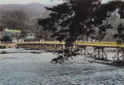 Japan, ca. 1912: Arashiyama, Kyoto (p hot) af Photographer Japanese