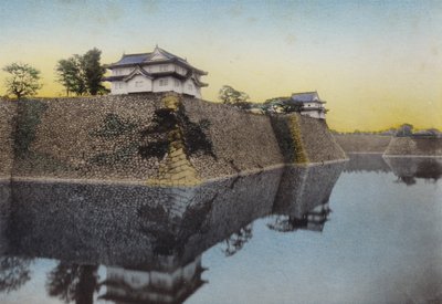Japan, ca. 1912: Osaka-slottet bygget i 1583 af Hideyoshi (foto) af Photographer Japanese