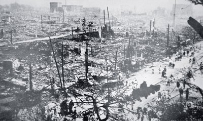Tokyo efter Kanto jordskælvet af Photographer Japanese