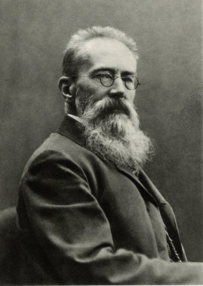 Nikolaj Andrejevitj Rimskij-Korsakov (s/h-foto) af Photographer Russian