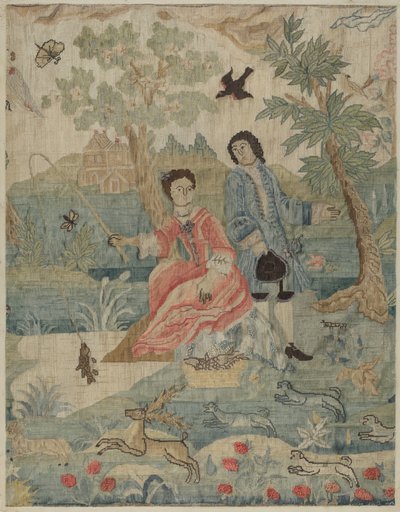 Petit Point Broderi, ca. 1937. af Phyllis Dorr