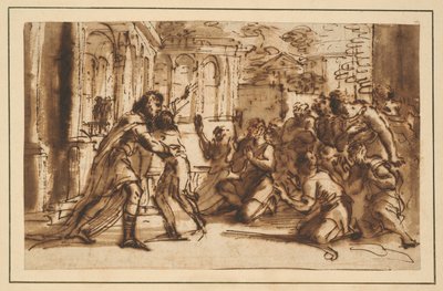 Joseph hilser sine brødre af Pier Francesco Mola